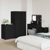 vidaXL Storage Cabinet Black 60 x 48 x 81 cm Engineered Wood