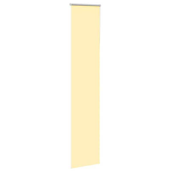 vidaXL Roller Blind Blackout Yellow 45x230 cm Fabric Width 40.7 cm Polyester