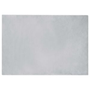 vidaXL Faux Rabbit Fur Rug Olite Grey 140 x 200 cm Polyester