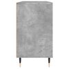 vidaXL Bathroom Cabinet Concrete Grey 80x33x60 cm Engineered Wood