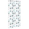 vidaXL Shower Roller Blind with Cassette 130x240 cm Fabric Width 126 cm