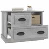 vidaXL Bedside Cabinet Concrete Grey 60x39x45 cm