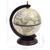 vidaXL Tabletop Globe Bar Wine Stand Eucalyptus Wood Green