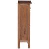 vidaXL Plant Stand with Drawer Brown 36 x 25 x 80 cm Mahogany Wood