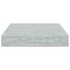 vidaXL Floating Wall Shelf Concrete Grey 23x23.5x3.8 cm MDF