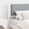 vidaXL Headboard Other White 80 cm Solid pine wood