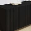 vidaXL TV Wall Cabinet Black 59.5 x 31 x 40 cm Engineered Wood