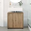 vidaXL Bathroom Basin Cabinet with Shelf Artisan Oak 60 x 30 x 60 cm