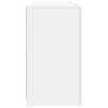 vidaXL Sideboard with LED Lights White 142.5x37x67 cm