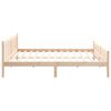 vidaXL Bed Frame without Mattress Solid Wood 160x200 cm