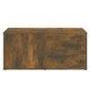 vidaXL TV Cabinet Smoked Oak 80x34x36 cm Engineered Wood