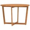 vidaXL Garden Dining Table Round &Oslash;110x75 cm Solid Wood Acacia