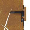 vidaXL Garden Gate 85x175 cm Corten Steel Grass Design
