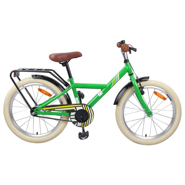 vidaXL Kids Bike 18'' for 5-7 Years Old Green