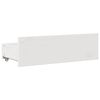 vidaXL Bed Frame without Mattress with Drawers White 140x190 cm Solid Wood Pine