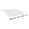 vidaXL Awning Replacement Fabric Cream 450x300 cm Polyester