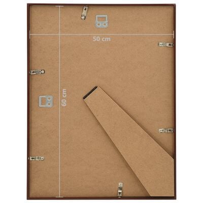 vidaXL Photo Frames Collage 3 pcs for Wall or Table Bronze 50x60cm MDF