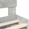 vidaXL Bed Frame Concerte Grey 75 x 190 cm Solid Pine Wood
