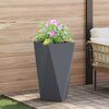 vidaXL Planter Anthracite 40 x 40 x 75 cm Steel