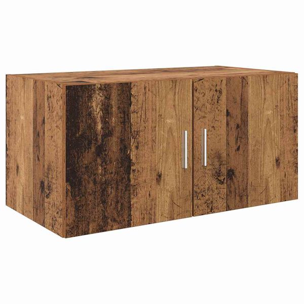 vidaXL Wall Cabinet Old wood 80 x 42.5 x 40 cm Engineered wood