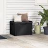 vidaXL Garden Storage Box Anthracite 125 L PP