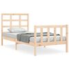 vidaXL Bed Frame without Mattress 90x200 cm Solid Wood Pine