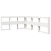 vidaXL Bookcase Bed without Mattress White 120x200 cm Solid Wood Pine
