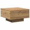 vidaXL Coffee Table Artisan Oak 55 x 55 x 31 cm