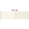 vidaXL Patio Retractable Side Awning 180x600 cm Cream