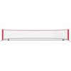 vidaXL Tennis Net Folding Black and Red 494.5 x 90 x 87 cm Polyester