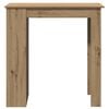 vidaXL Bar Table with Shelf Artisan Oak 102x50x103.5 cm Engineered Wood