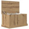 vidaXL Storage Box Artisan Oak 70x40x38 cm Engineered Wood