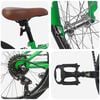vidaXL Mountain Bike 24'' 6-Speed for 8-12 Years Old Green
