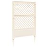 vidaXL Trellis with Spike White 99 x 6 x 165 cm PP