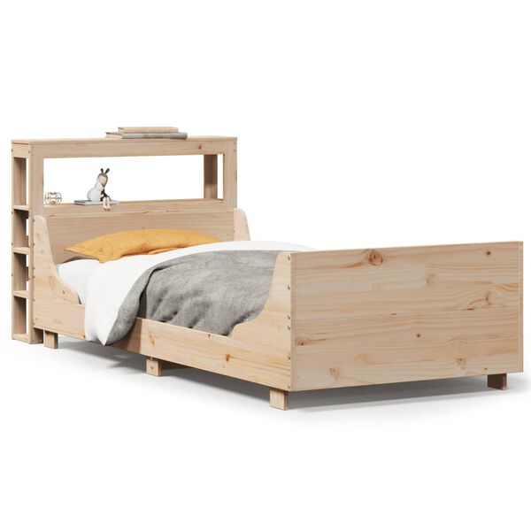 vidaXL Bed Frame without Mattress 90x200 cm Solid Wood Pine