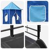 vidaXL Kids'Loft Bed Frame Black and Blue 90 x 200 cm Metal