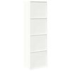 vidaXL Storage Cabinet 2 pcs White 60 x 40 x200 cm Cold-Rolled Steel