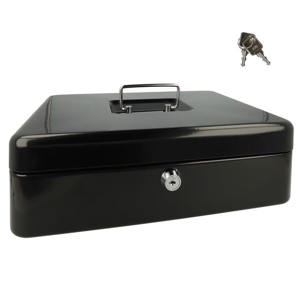 WESTCOTT Cash Box 301x242x91 mm Black