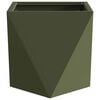 vidaXL Planter 2 pcs Olive Green 30 x 30 x 30 cm Steel