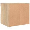 vidaXL Bedside Cabinets with LED Lights 2 pcs Sonoma Oak 50x40x45 cm