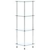 vidaXL 4-Tier Shelf Transparent 30x30x100 cm Tempered Glass