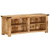 vidaXL TV Cabinet 110x35x40 cm Solid Rough Wood Mango