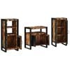 vidaXL Bathroom Furniture Set with Drawer 3 pcs Solid Reclaim Wood