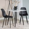 Venture Home Dining Chairs 2 pcs Polar Plastic Black