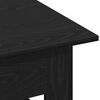 vidaXL Coffee Table Black Oak 102 x 55 x 42 cm Engineered Wood