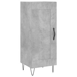 vidaXL Sideboard Concrete Grey 34,5x34x90 cm Engineered Wood