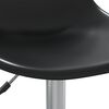 vidaXL Swivel Dining Chairs 6 pcs Black PP