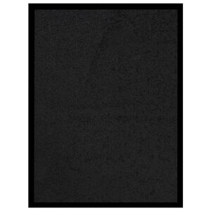 vidaXL Doormat Black 40x60 cm