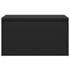 vidaXL Hall Bench 80x40x45 cm Black Engineered Wood
