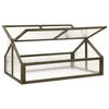 vidaXL Greenhouse Grey 114x80x50 cm Firwood